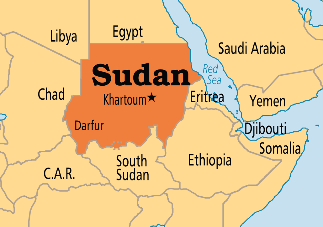 sudan map